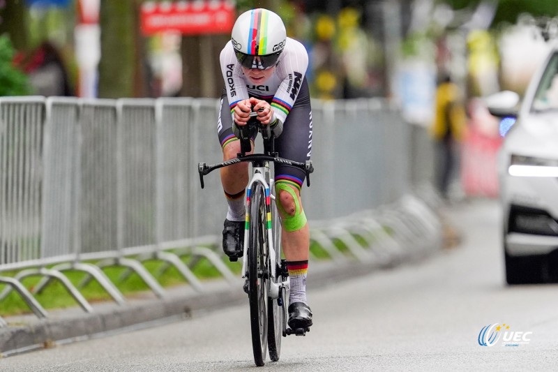 2024 UEC Road European Championships - Limburg - Flanders - Women U23 Individual Time Trial 31,2 km - 11/09/2024 - Antonia Niedermaier (GER - Canyon - SRAM Racing) - photo Luca Bettini/SprintCyclingAgency?2024